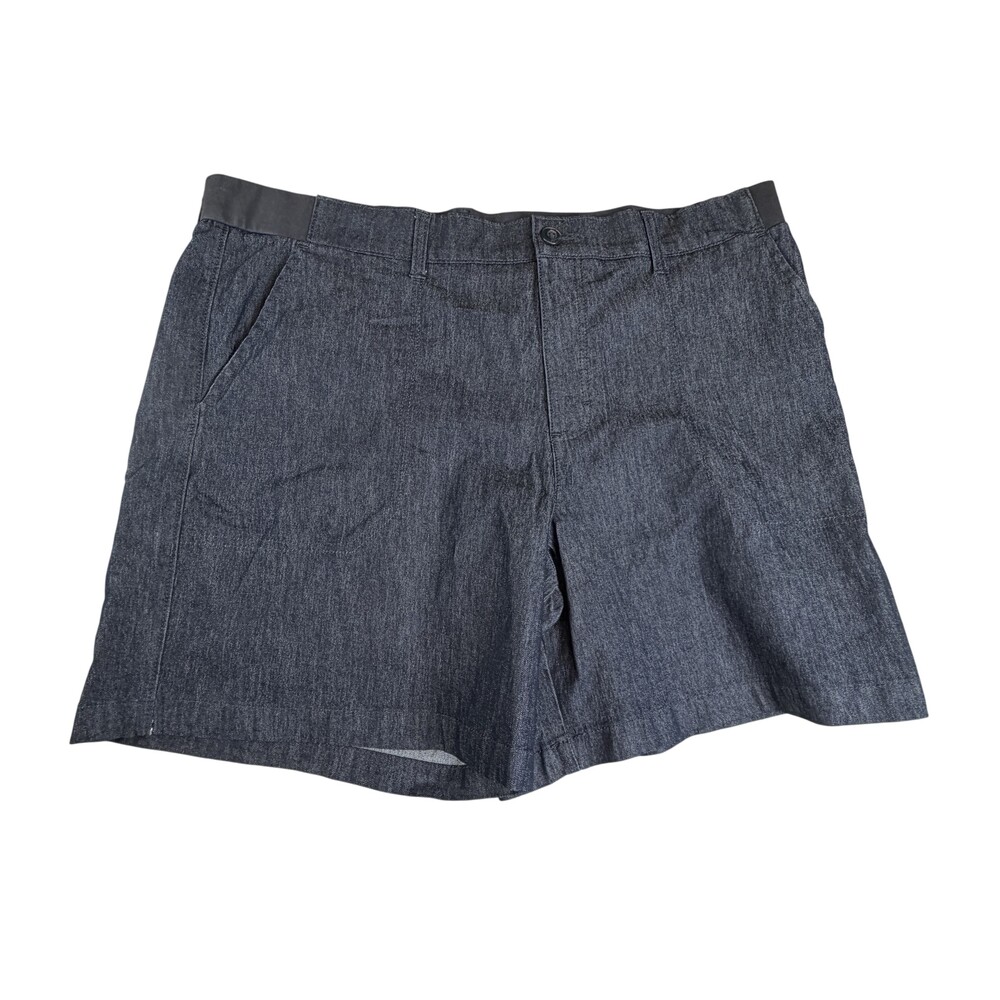 Lee Chino Shorts Womens 20 Gray Denim Stretch NWT Regular Fit 7 In Inseam Summer